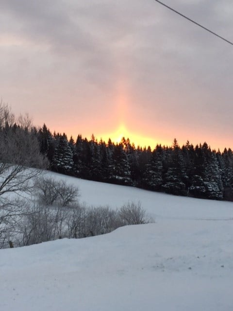soleil d'hiver